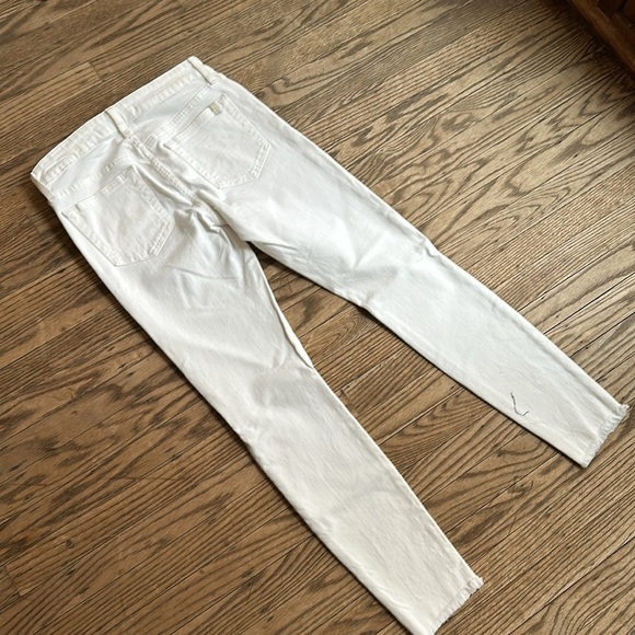 Joes Jeans Finn Distressed Ankle Skinny Jeans White size 26 EUC - Picture 8 of 9